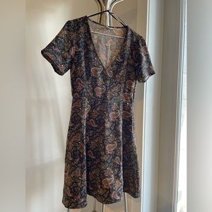 Simons - Paisley - Mini Dress - Size Small